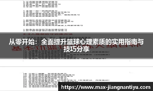 从零开始：全面提升篮球心理素质的实用指南与技巧分享